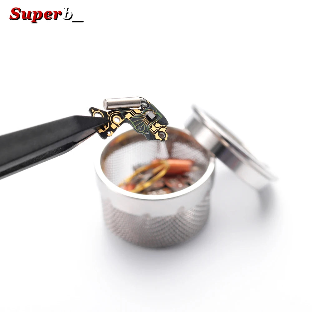 Panier de nettoyage en maille en acier inoxydable 304 pour pièces de montre, paniers de nettoyage ultrasonique pour accessoires d'outils de réparation de montres