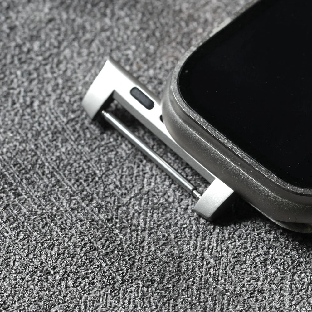 Connettore da 24 mm di diametro interno, compatibile con Apple Watch 49 mm 46 mm 45 mm 44 mm ultra2 S10 connettore in titanio
