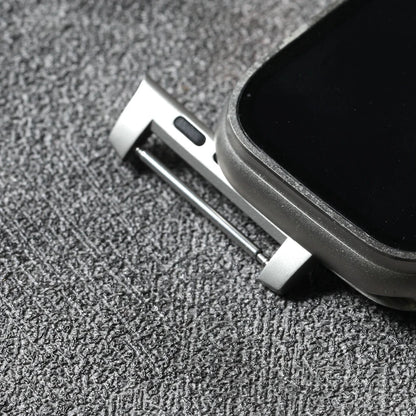 Connettore da 24 mm di diametro interno, compatibile con Apple Watch 49 mm 46 mm 45 mm 44 mm ultra2 S10 connettore in titanio