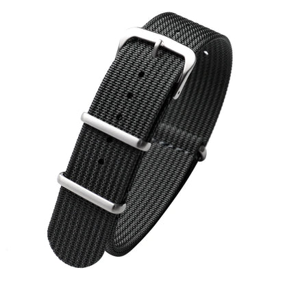 20 22MM Braided Nylon Strap, Green, Gray, Blue, Soft Breathable Watchband for Men, High Density Bracelet