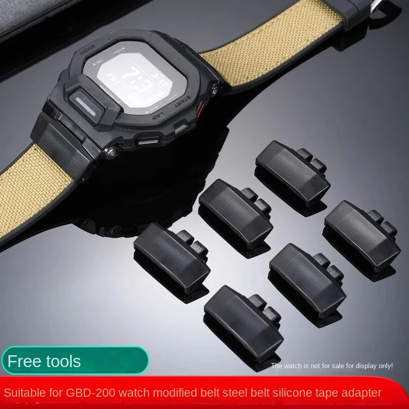 Modified Strap Adapter GR-B100-1A for Casio GBD-200SM GBD-200, G-Shock Connector, Rubber Strap, 24mm Metal Strap Conversion
