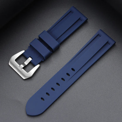 20/22/24/26mm Soft Comfortable Silicone Sport Watch Straps for Panerai – Blue, Black, Brown Accessories
