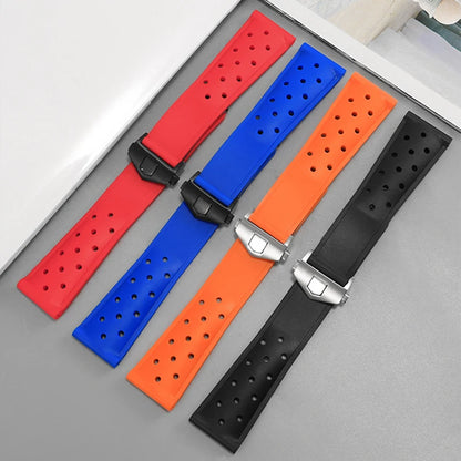 Bracelet silicone pour TAG Heuer en 22mm