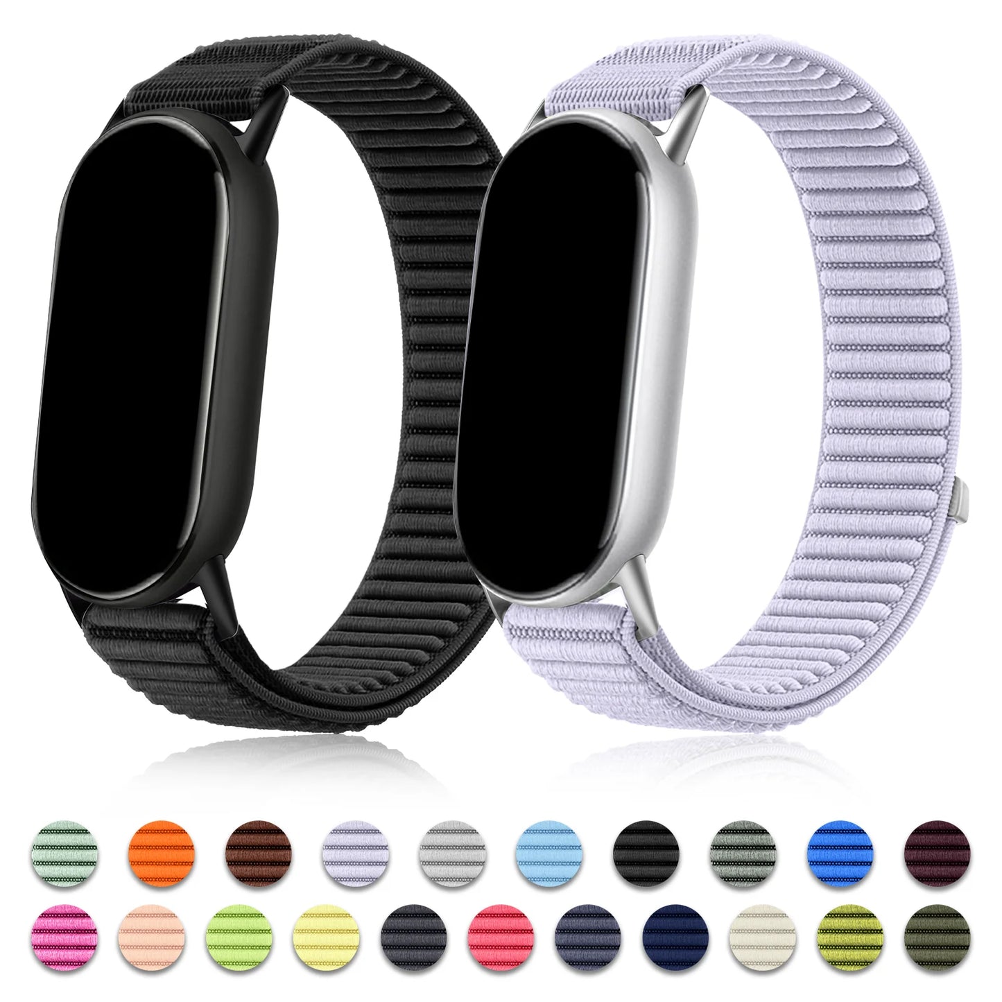 Bracciale intrecciato per Xiaomi Band 10 9 8, cinturino in nylon tessuto, accessori per Xiaomi Smart Band 10 9 8 edizione in ceramica