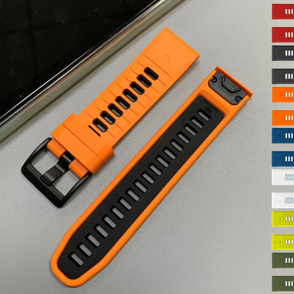 Bracelet de montre en silicone 22 mm 26 mm pour Garmin Fenix 8Pro 7 7X 6X Pro 5X Plus Epix Gen2 Enduro 3 2, bracelet souple à libération rapide QuickFit