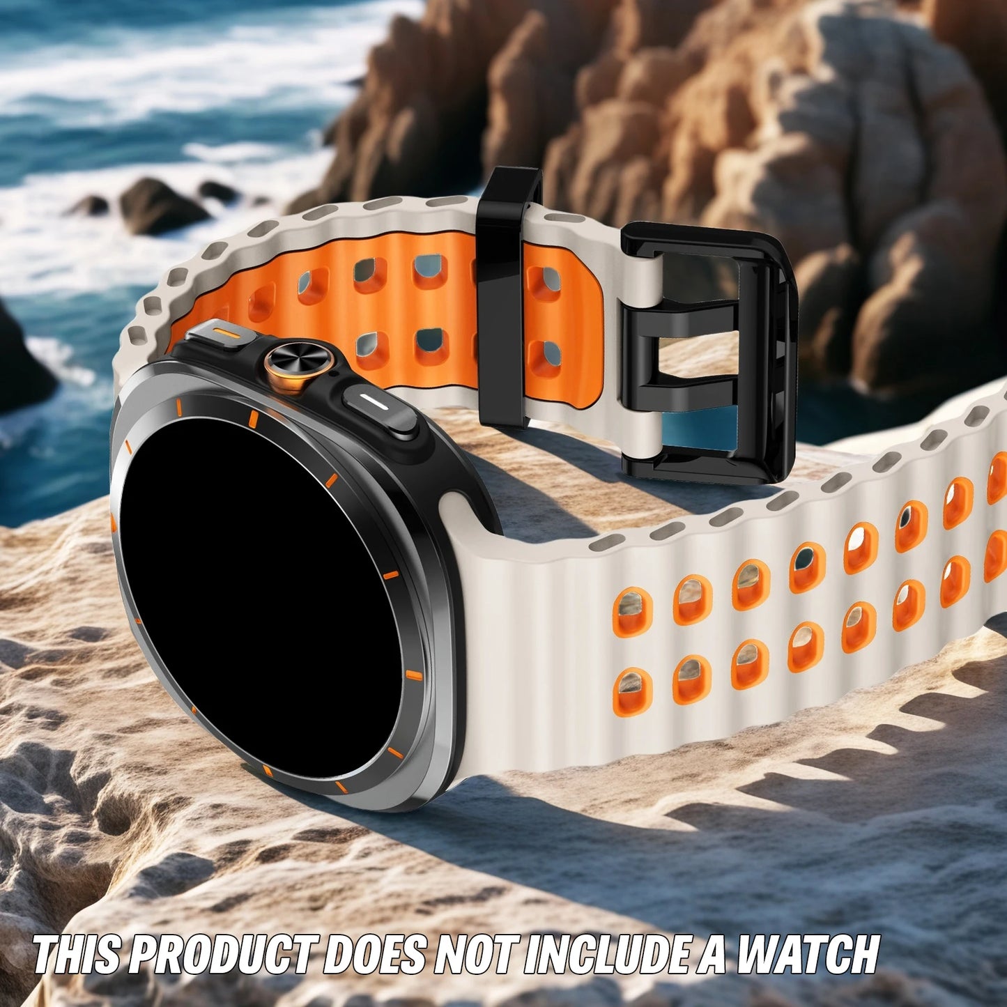 Cinturino sportivo in silicone Marine Band per Samsung Galaxy Watch Ultra2 2026, accessori per orologio Samsung Galaxy Ultra 47mm