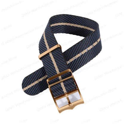 Cinturino sportivo da uomo Seiko, cinturino militare in nylon per Rolex, cinturino in tela Tudor, cinturino militare di alta gamma, 20mm 22mm, cinturino in tessuto