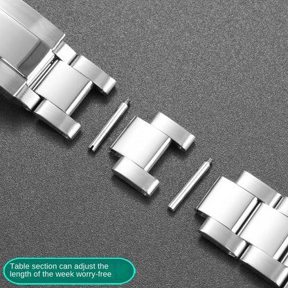 Cinturino per orologio in acciaio inossidabile da 18 mm/19 mm con estremità curve per Seiko 5. Sxns80/79/79k/77k/73 SNK381K1/391K1/357K1/361K1/385K1/393