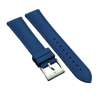 OZE - Bracelet de montre en caoutchouc Premium - Motif Tissu - Rapide / Universel