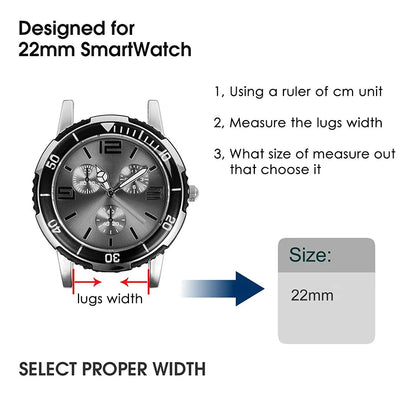 Bracelet en Nylon officiel de 22mm pour montre HUAWEI GT 6 5 4 46mm/montre 4 5 6 Pro/GT 6 5 3 2 Pro, Bracelet en Silicone Composite de 46mm
