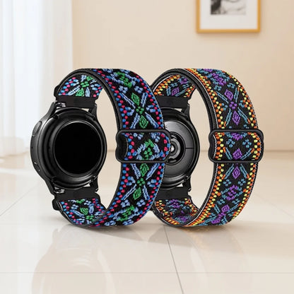 Cinturino intrecciato in nylon, 2 pezzi, per Huawei Watch 5 GT6 5 4 Pro, 46mm, elastico, per Amazfit Active Max/Balance 2/Bip 6 5