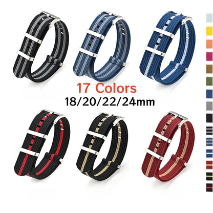 Bracelet de montre en Nylon otan de qualité supérieure pour OMEGA 18mm 20mm 22mm 24mm, pour SEIKO, Bracelet de montre militaire décontracté, Bracelet de Sport de l'armée