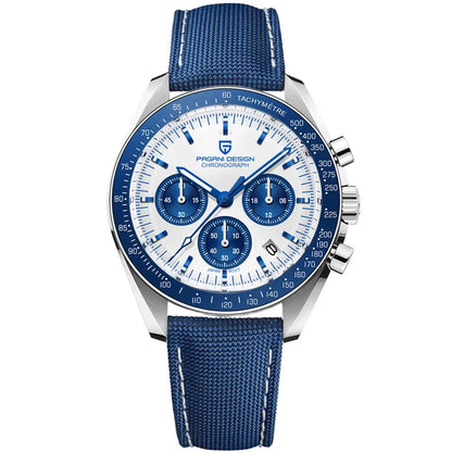 Orologio da uomo 40mm Cronografo al quarzo - PAGANI DESIGN Date AR Sapphire Sport