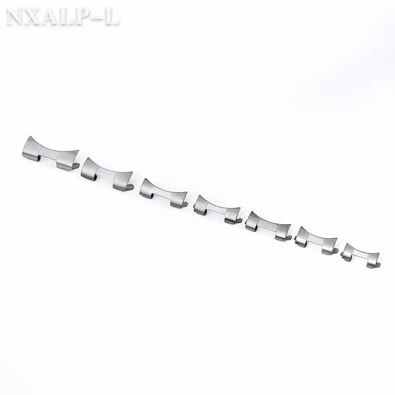 Maglie finali curve per Seiko SKX007 009, connettore adattatore in acciaio inossidabile Rolex, accessori per orologi 12/14/16/18/19/20/22mm, 2 pezzi