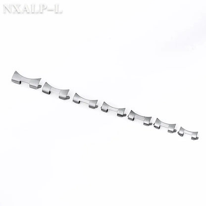 Maglie finali curve per Seiko SKX007 009, connettore adattatore in acciaio inossidabile Rolex, accessori per orologi 12/14/16/18/19/20/22mm, 2 pezzi