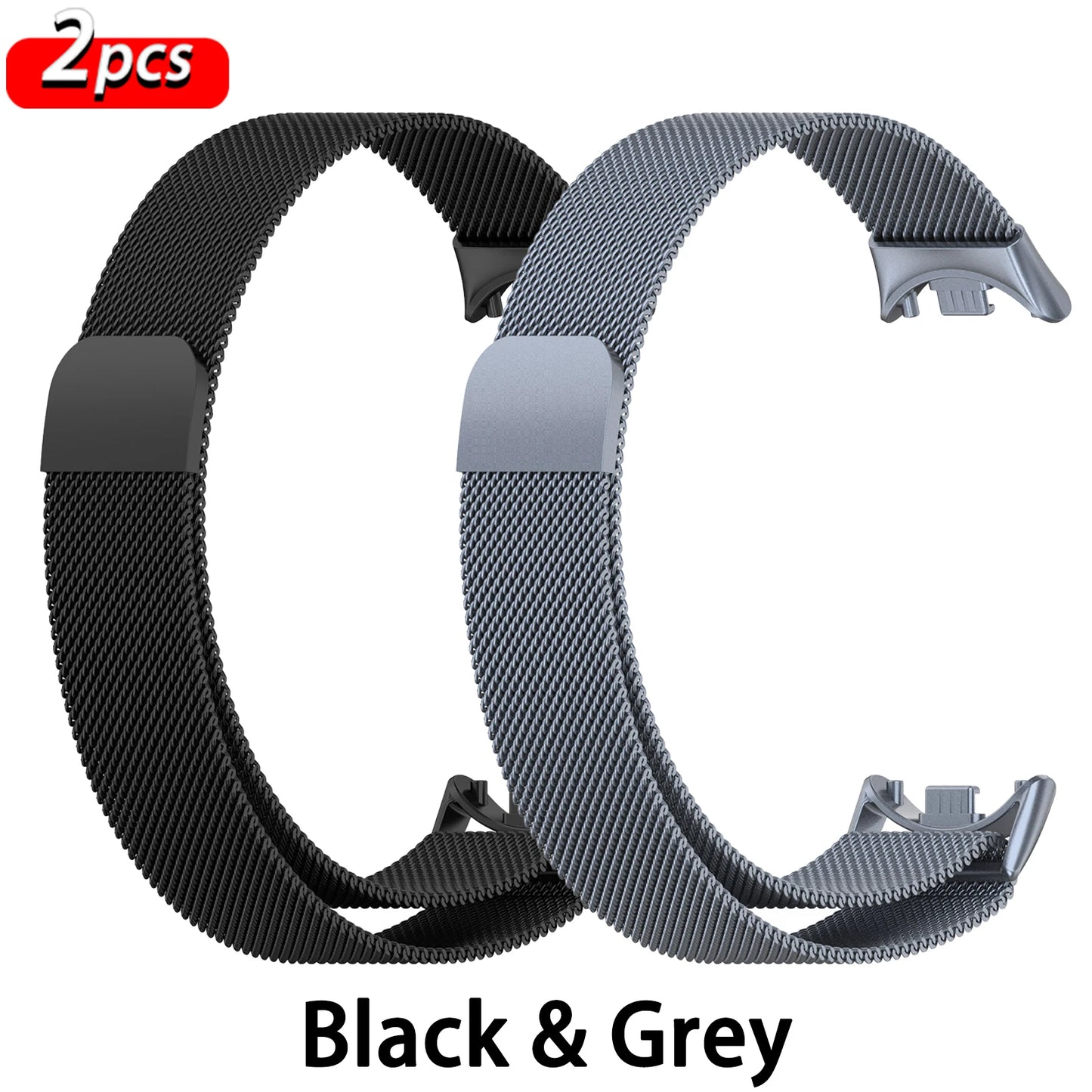 Bracelet Milanese Loop en Acier Inoxydable pour Xiaomi Mi Band 10 9 8 NFC – Accessoires pour Bracelets Connectés Xiaomi Mi Band 10 9 8