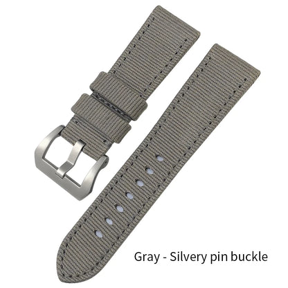 Bracelet de montre en toile de nylon pour Panerai Shoor, bracelet de montre, noir, bleu, vert, PAM01118, 441, 111, 24mm, 26mm, nouveau