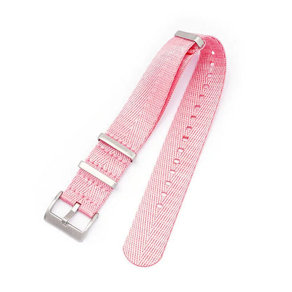 Bracelet NATO 20mm 22mm 24mm Bracelet de montre en Nylon pour Omega Seamaster 300 Bracelet de remplacement de sport de plongée noir avec ceinture