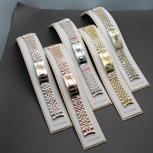 Bracciale di lusso in acciaio inossidabile, 20mm, per Datejust Air King Oyster SUB GMT, cinturino di ricambio da uomo stile Jubilee