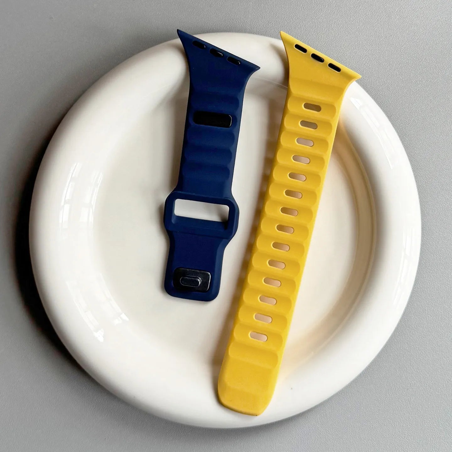 Bracelet en silicone irrégulier pour Apple Watch Ultra 49mm 40mm 41mm 44mm 45mm 46mm Correa Bracelet iWatch Series 11 10 9 8 7 6 SE