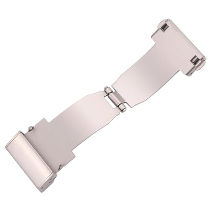 Bracelet de montre en acier inoxydable, boucle argentée 16 18 20 22mm, bracelet de montre en métal à Double pression, fermoir automatique, accessoires