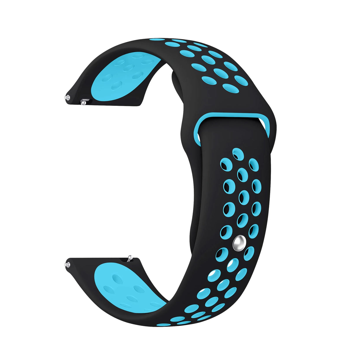 Cinturino in silicone da 20 mm 22 mm, per Amazfit Bip 6 5/GTS 3/2/2e/GTS2 Mini/GTR 3 Pro/42 mm/47 mm/2/2e/Stratos 2/3 Pro Sport Correa