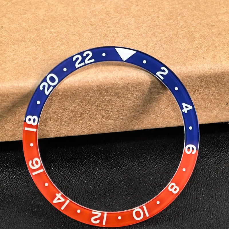 Repuestos para relojes Seiko SKX007/009, nuevos. Reemplazo para la serie 5 Sports SRPD con inserto de bisel de cristal de zafiro GMT