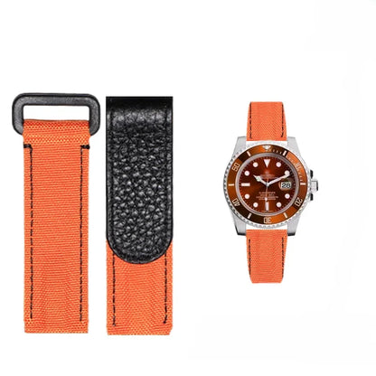 Hochwertiges Nylon-Uhrenarmband für Tudor/Omega/Rolex Daytona Water Ghost, aus Nylon-Canvas, 20 mm