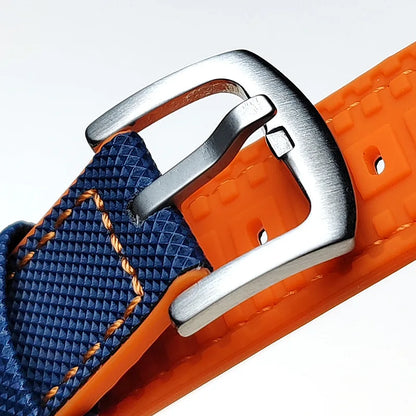 Nylon Fiber and Rubber Watch Strap - Universal