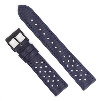 Cinturino per orologio in tessuto di vela in nylon di alta qualità 18mm 19mm 20mm 22mm cinturino da corsa rally cinturino per orologio traspirante perforato a sgancio rapido per uomo