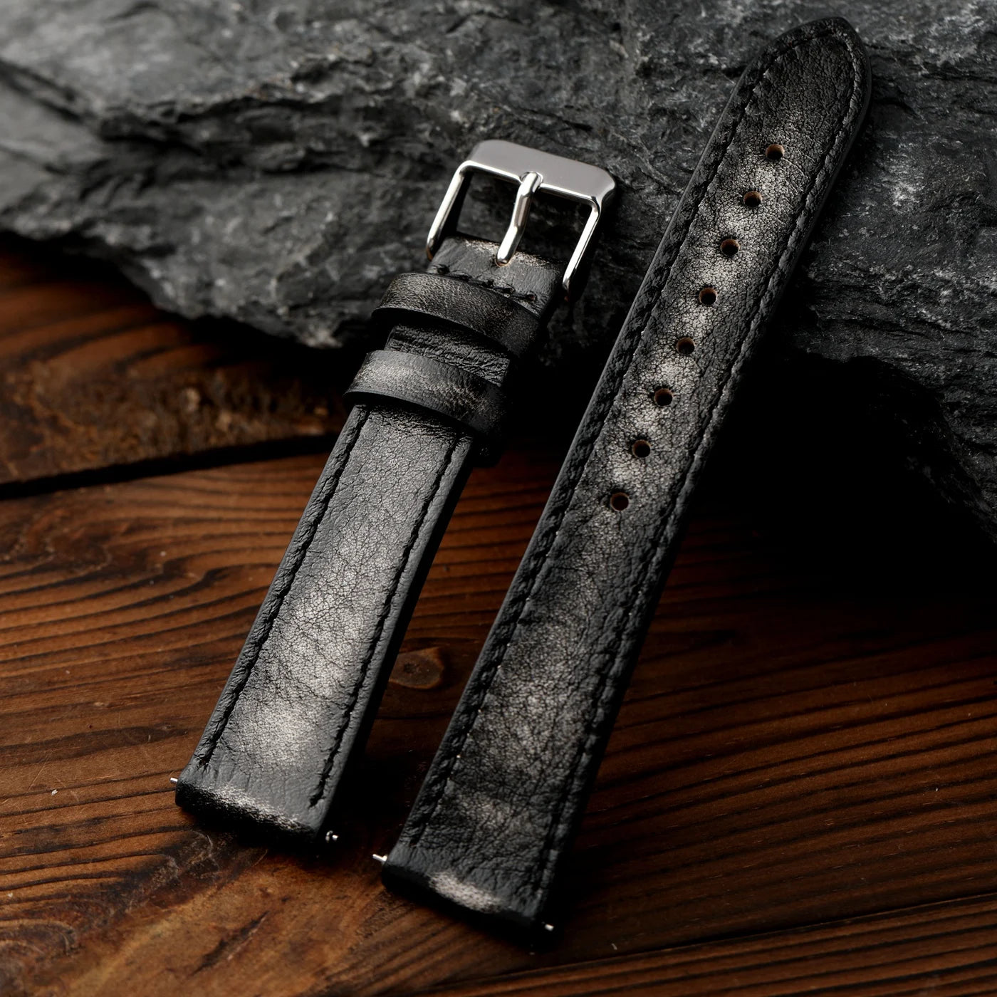 Bracciale fatto a mano in pelle bovina di prima qualità, 18 19 20 22MM, cinturino morbido in pelle spazzolata, cinturino per orologio a sgancio rapido S/M in stile retrò