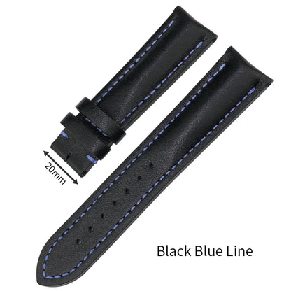 Genuine Soft Cowhide Leather Watch Strap, 22mm, 21mm, 20mm, for Breitling, for Premier Superocean Avenger Navitime World