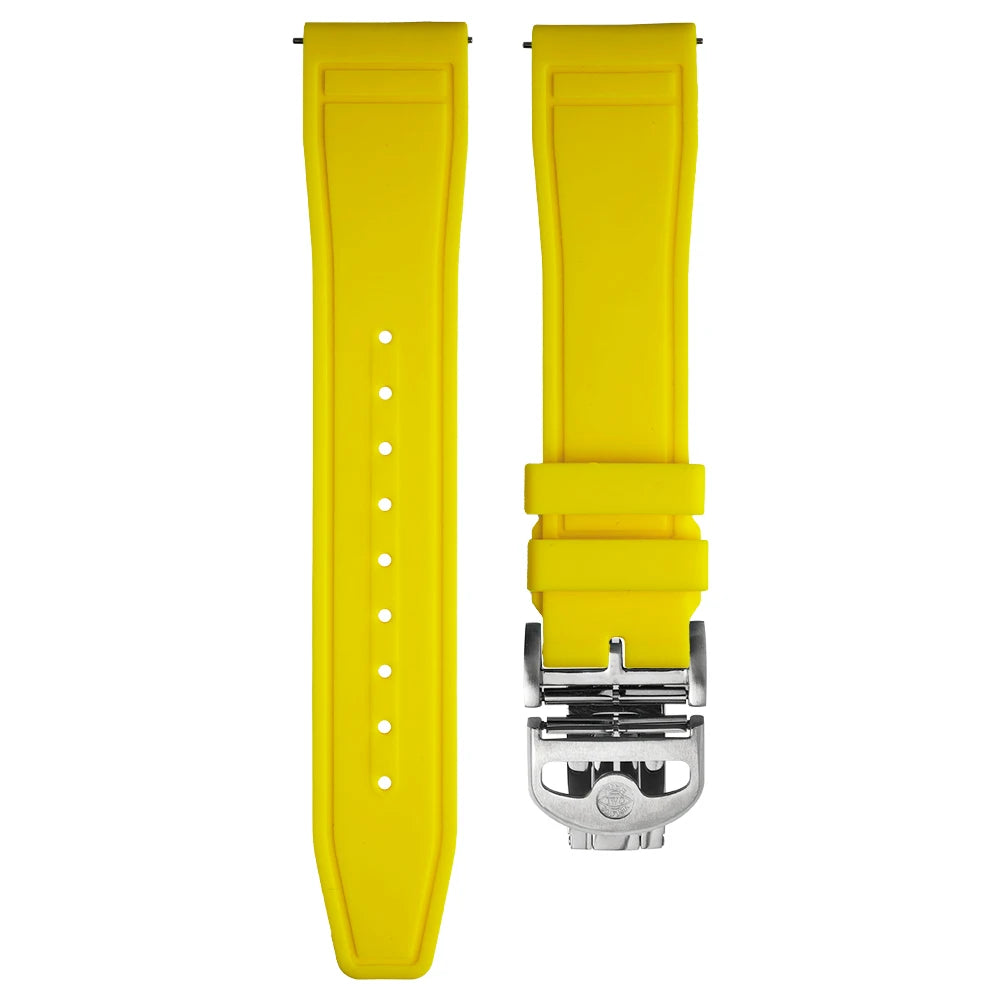 Cinturino per orologio in gomma naturale 20 mm 21 mm 22 mm per IWC Big Pilot's Mark XX IW3282 IW3881 Cinturino in silicone colorato a sgancio rapido