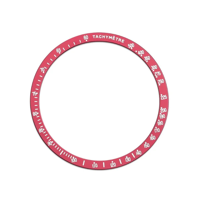 Insert per lunetta per orologio in alluminio 40,5 mm * 35,2 mm per cassa orologio Speedmaster VK63, anello per orologio con lunetta tachimetrica per Speedmaster