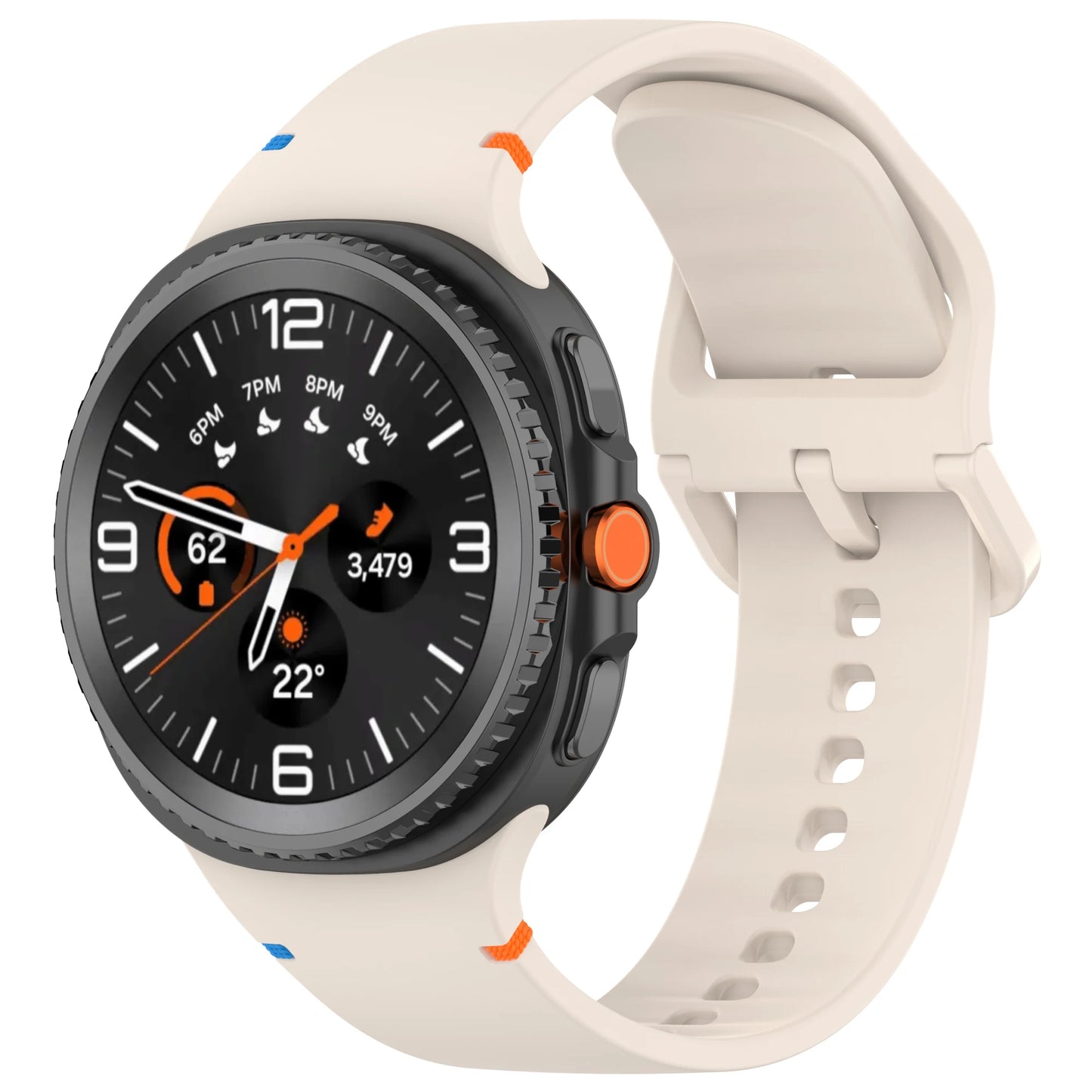 Bracelet en silicone d'origine pour Samsung Galaxy Watch 9 8 40 mm 44 mm, bracelet pour Samsung Galaxy Watch Classic 8 46 mm