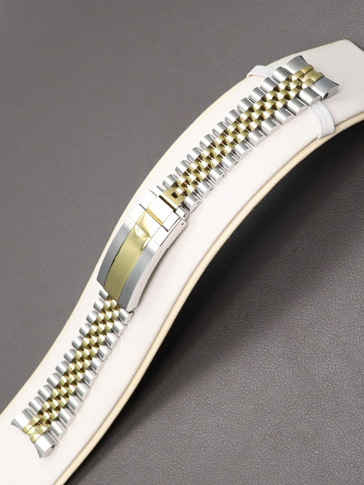 Bracciale di lusso in acciaio inossidabile, 20mm, per Datejust Air King Oyster SUB GMT, cinturino di ricambio da uomo stile Jubilee