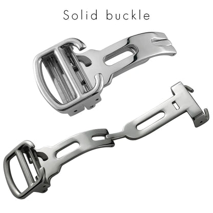 12mm 14mm 16mm 17mm 18mm 20mm 23mm bracelet de montre en peau d'alligator de haute qualité pour Cartier Tank London Solo bracelet de montre en peau de Crocodile