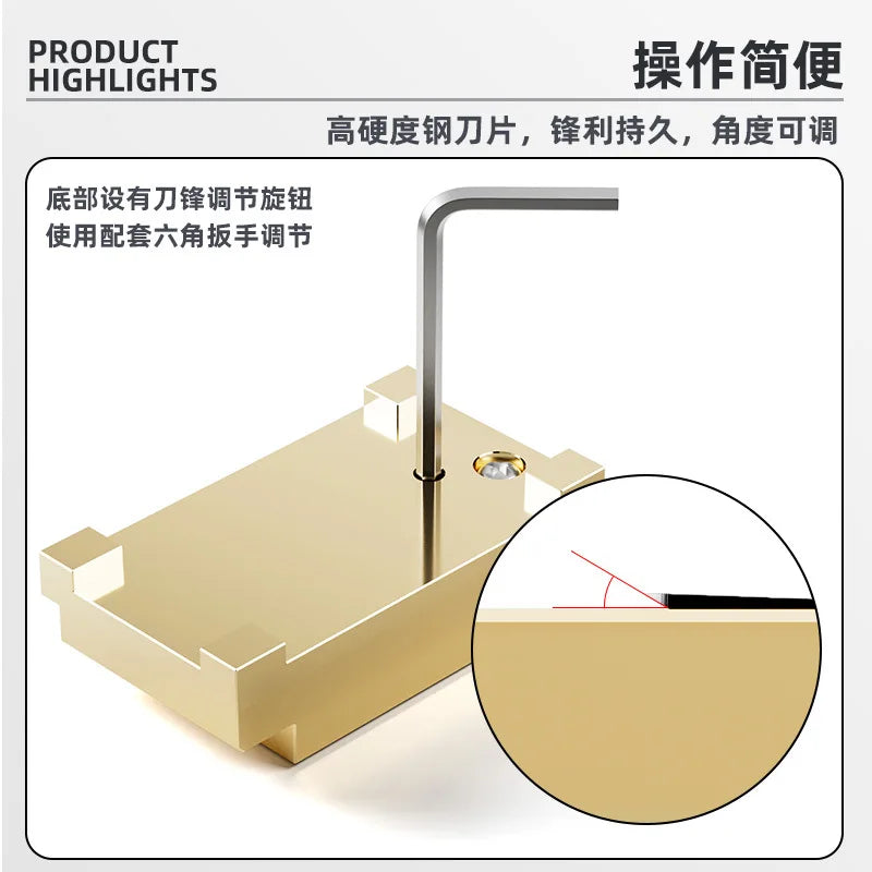 Wood carving knife for watch repair, willow wood strips, polishing table, watchmaker's wood carving tool, movement stem maintenance