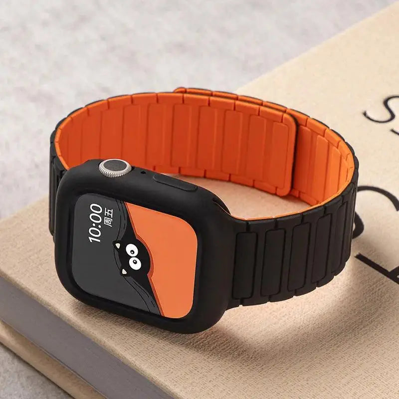 Magnetic loop + silicone case + adjustment tool for Honor Choice ROSSINI 2i smartwatch strap