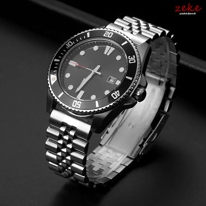 Bracelet de montre de luxe en acier inoxydable massif pour Seiko SKX009, Bracelet à boucle pliante en acier pour plongée pour hommes, bandes de 18/19/20/21/22/24mm