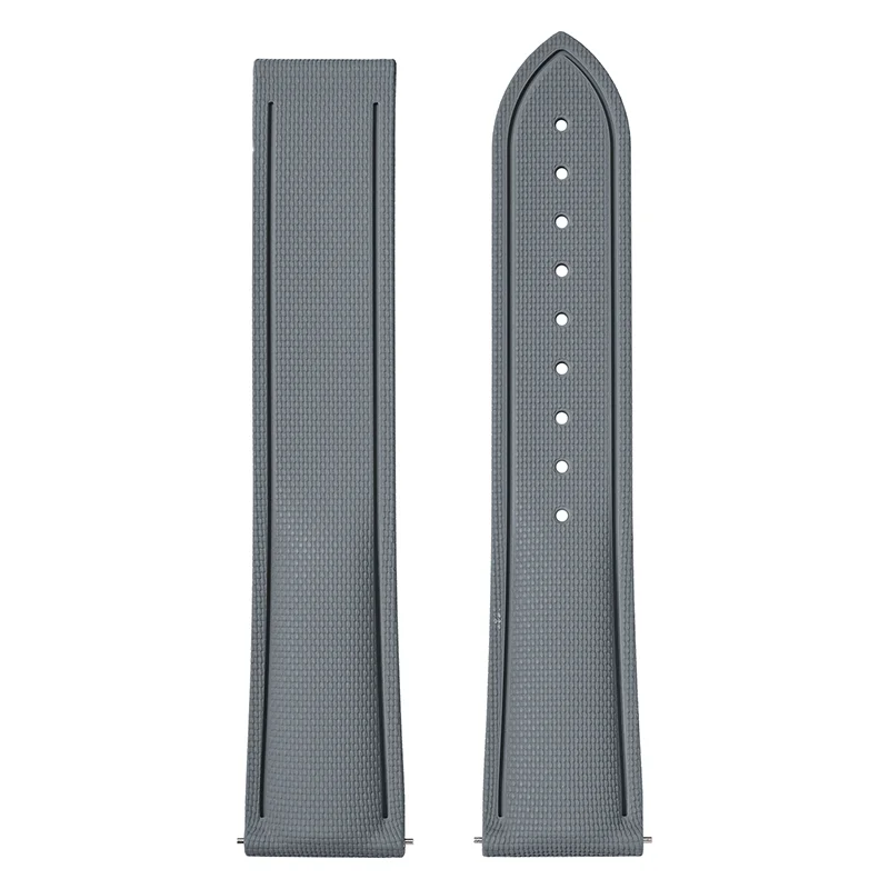 Cinturino in gomma fluorurata per Omega Seamaster 20mm 21mm 22mm FKM, cinturino universale a sgancio rapido, accessori per Rolex e Tudor