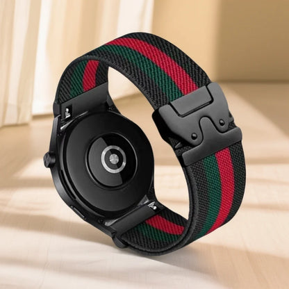 Cinturino con fibbia a paracadute 18mm 20mm 22mm, per Garmin Vivoactive 5, Erunner245, cinturino elastico per orologi Samsung/Huawei