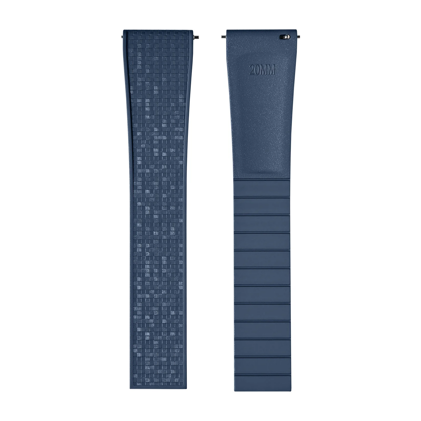 CTS – Bracelet de montre en caoutchouc fluoré, coupe sur la taille, 18/19/20/21/22mm, FKM, boucle de déploiement à dégagement rapide, pour hommes et femmes, Bracelet de remplacement