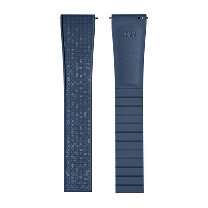 CTS – Bracelet de montre en caoutchouc fluoré, coupe sur la taille, 18/19/20/21/22mm, FKM, boucle de déploiement à dégagement rapide, pour hommes et femmes, Bracelet de remplacement