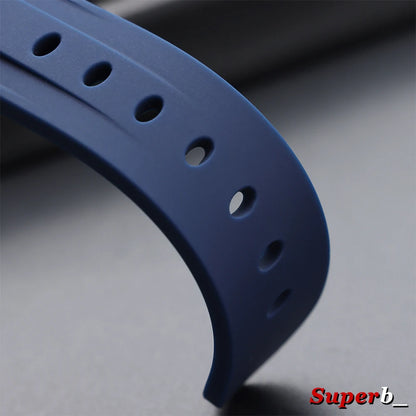 20/22/24/26mm Soft Comfortable Silicone Sport Watch Straps for Panerai – Blue, Black, Brown Accessories