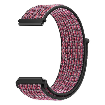 Bracelet à boucle en Nylon pour Amazfit Bip 6/5/GTS 4/3/2/2e/Mini/GTR 42mm/47mm/GTR 4/3 Pro Sport, 20mm/22mm, 2 bandes