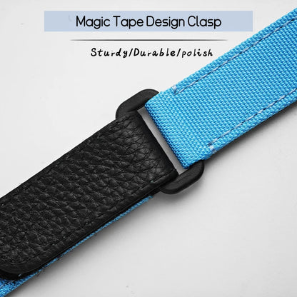 Nylon Fabric Watch Strap, 20mm, Magic Tape, Velcro, for IWC Omega Hamilton Khaki Seiko SKX 5 Certina MIDO Tissot Breitling