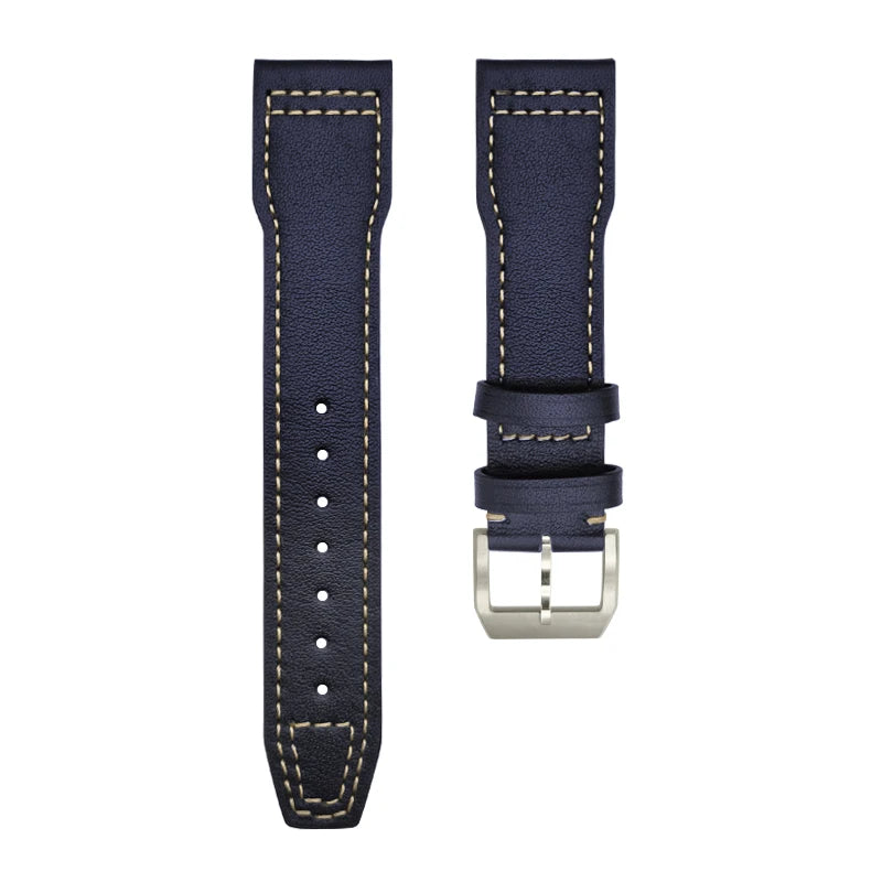 Cinturino in pelle di vitello 20mm 21mm 22mm, per orologi IWC Big Pilot, Le Petit Prince Mark XVIII Portofino IW3777 3270
