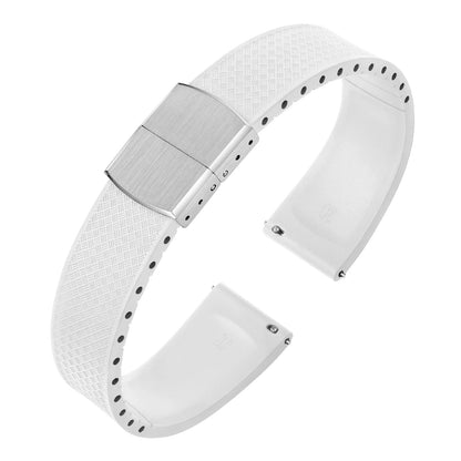 Nouveau Bracelet de montre CTS FKM Bracelet en caoutchouc fluoré 18 19 20 22 21mm fermoir pliant à dégagement rapide coupe sur la taille Bracelet de remplacement réglable