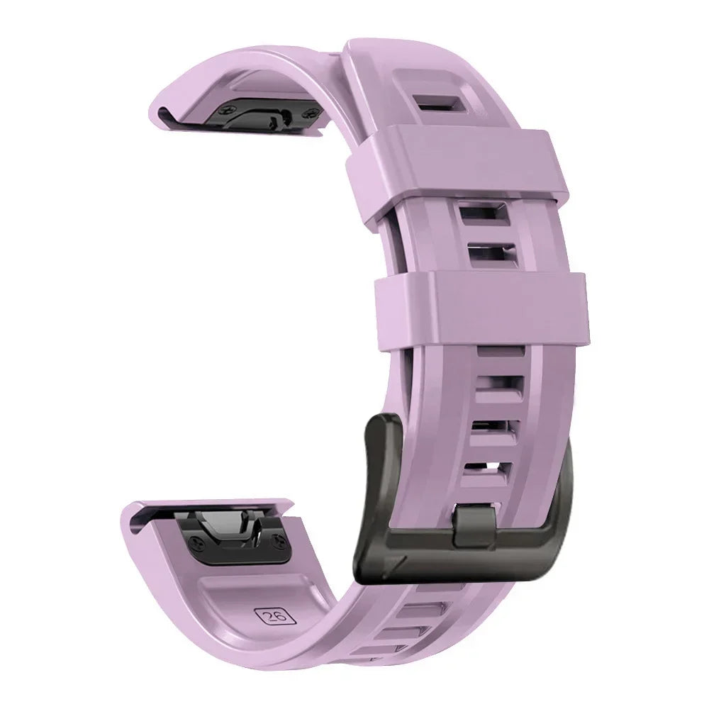 Bracciale in silicone QuickFit 22 26 mm per Garmin Fenix 5 5X Plus 6X 7 7X Pro Quatix 8 Fenix 8 Pro 51 mm 47 mm Epix, cinturino sportivo da esterno